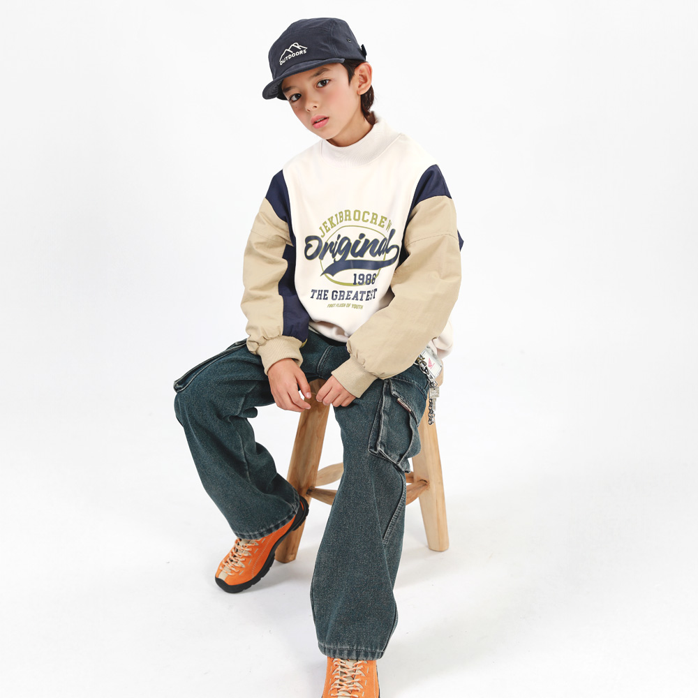 ダンウィンターウーブン配色ギモマンツーマン（9号～23号）