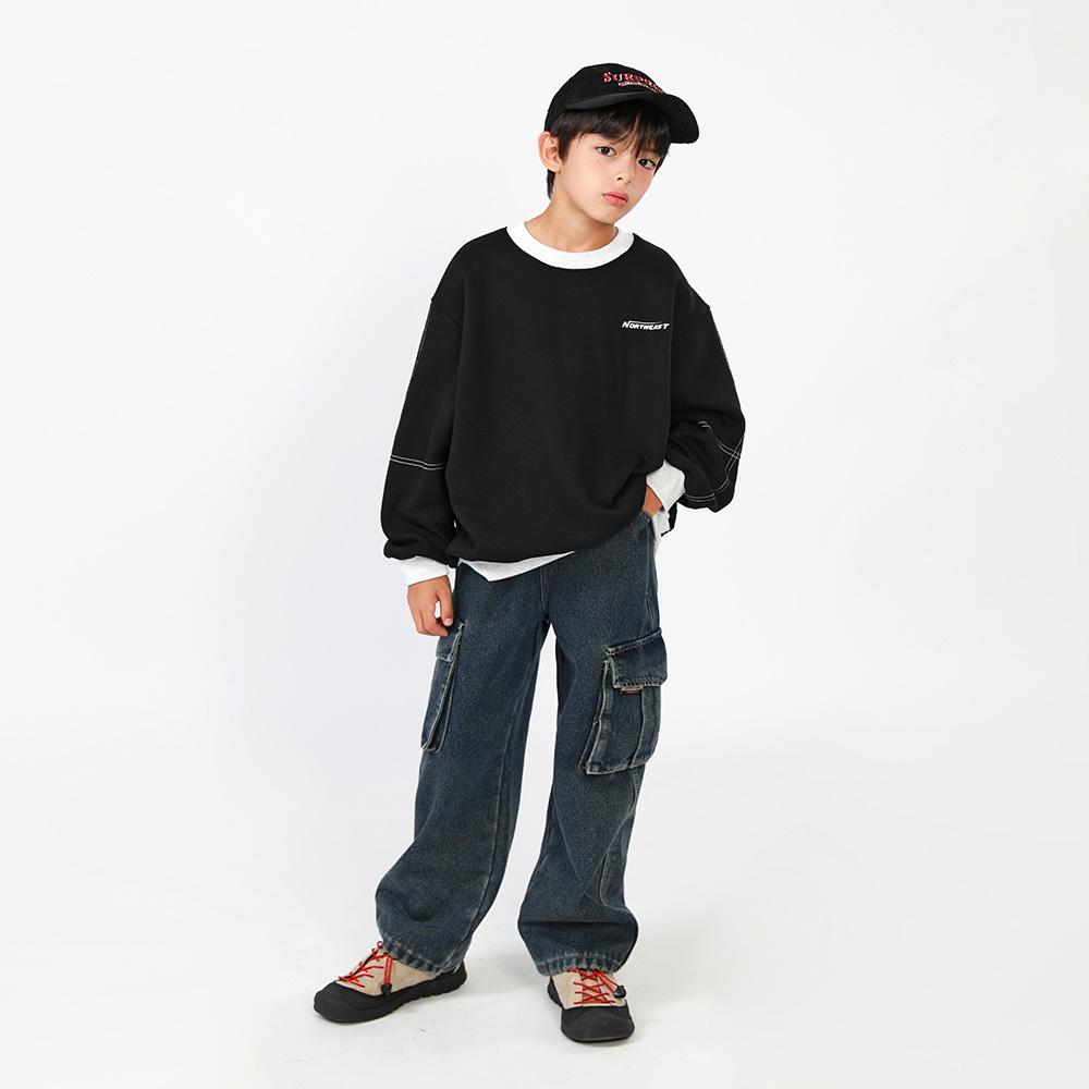 ハーバー隆起モカゴデニムパンツ（9号～23号）