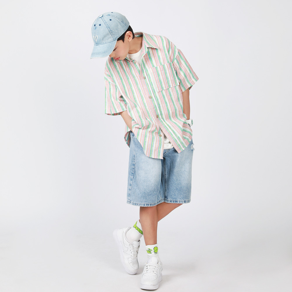 ヒューズデニムハーフパンツ（9号～23号）