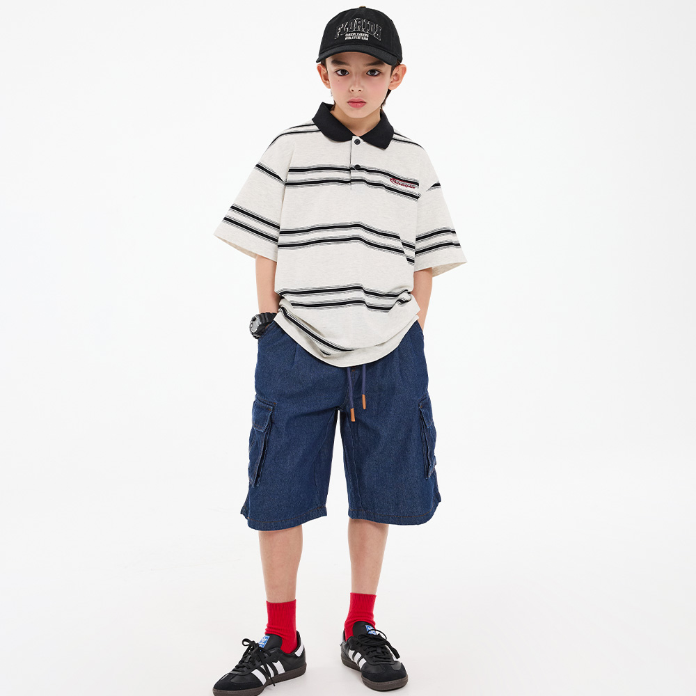 ラバーサムマーデニムハーフパンツ（9号～23号）