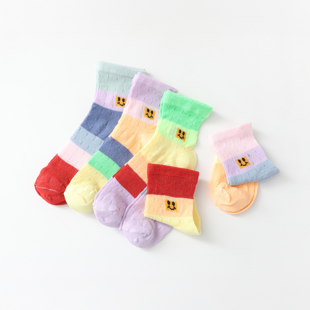 レインボーメッシュソックス5種SET