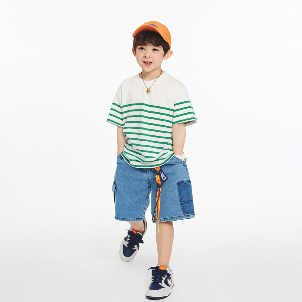 ブラックデニムハーフパンツ（9号～23号）