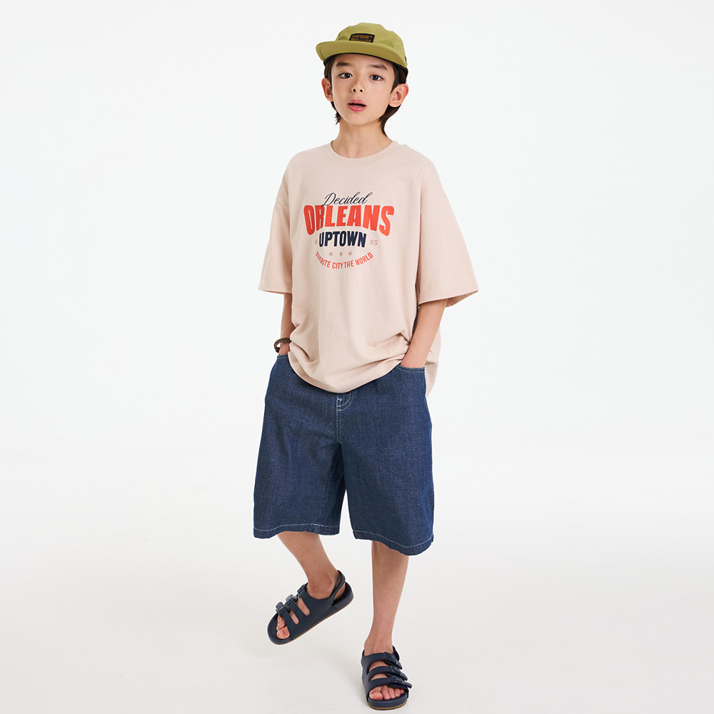 フェイサムマーデニムハーフパンツ（9号～23号）