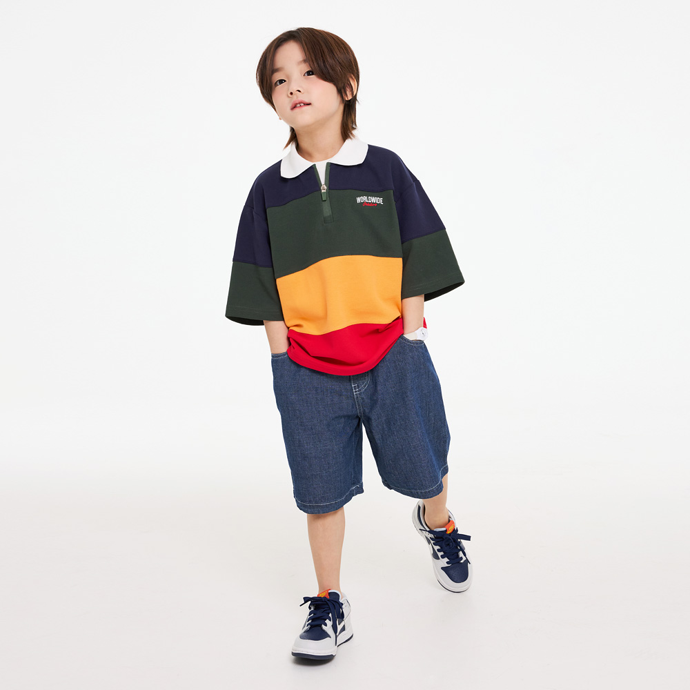 フェイサムマーデニムハーフパンツ（9号～23号）