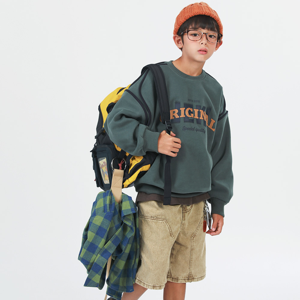 シオンコットンデニムハーフパンツ（9号～23号）