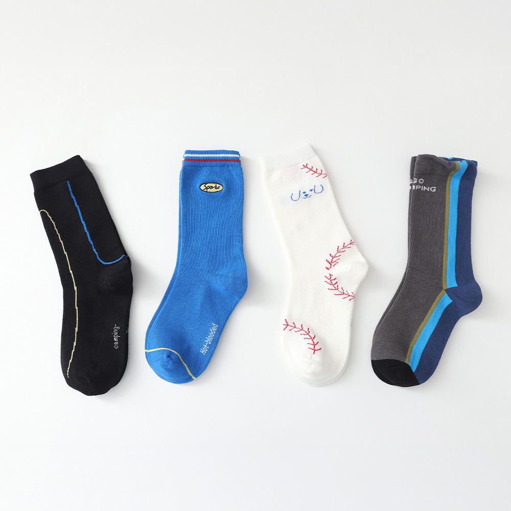 キャンプスポーツソックス4種SET
