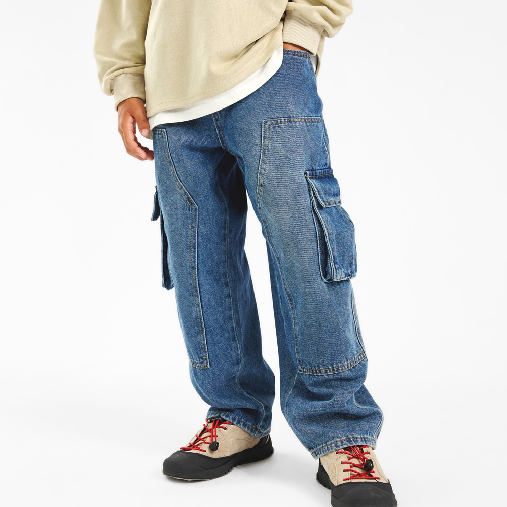 ユティルカーゴデニムパンツ（9号～23号）