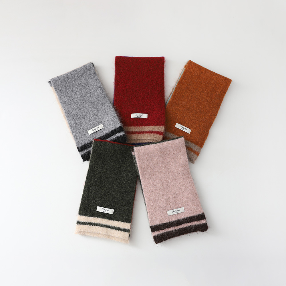 バイル配色マフラー