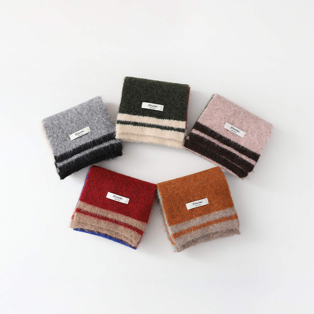 バイル配色マフラー