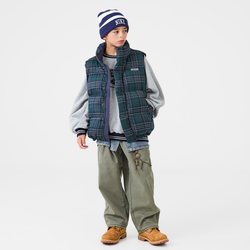 バズリバーシブルパディングベスト（9号～23号）