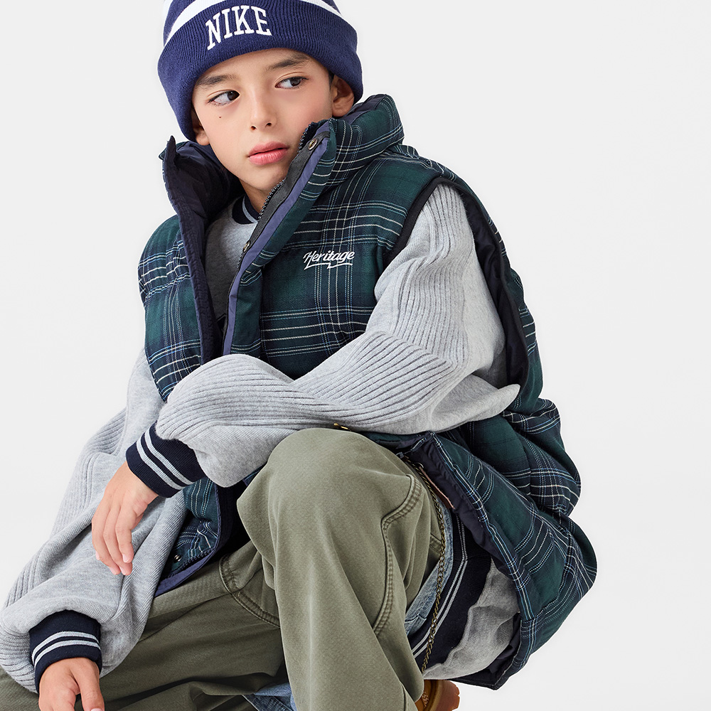 バズリバーシブルパディングベスト（9号～23号）