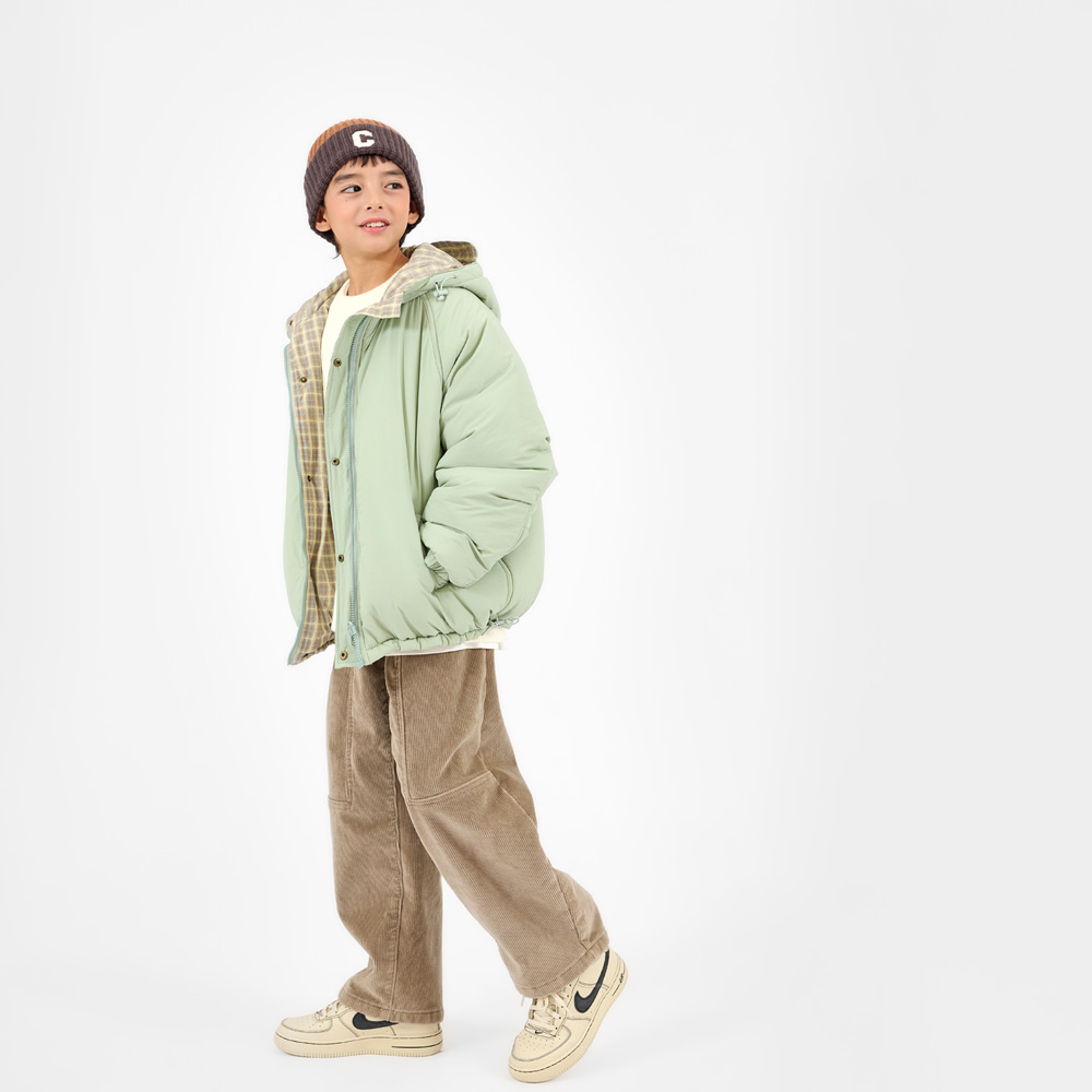 デケリバーシブルパディングジャンパー（9号～23号）